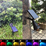 RGB Spike solar lawn garden light LED ( 7 LED)