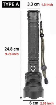 RECHARGEABLE FLASHLIGHT (Big Size)