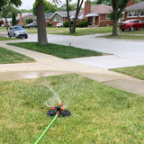 LAWN Garden Sprinkler Adjustable Lawn Irrigation System 360 Degree Rotating Lawn Sprinkler Automatic Garden Water Sprinklers with Hose Quick Connect Adapter (LAWN)