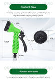 Green Nozzle- 7 Pattern High Pressure Watering Nozzles Spray Gun