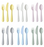 IKEA 18-piece cutlery set, mixed colors