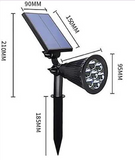 Spike solar lawn garden light LED