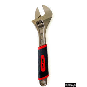 Adjustable Wrench with Rubber 12"